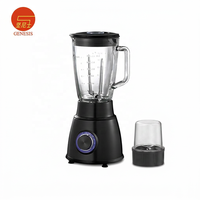 Mixeur de table en verre de luxe avec 6 lames, vitesse variable, anti-fuite automatique, faible bruit, pour smoothies - Usage domestique électrique