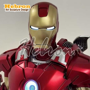 Estatua de Resina Creativa, Figura de Acción de Iron Man Modelo <span class=keywords><strong>1</strong></span>.3 MK7, Escultura Artificial Decorativa en Venta - Product Image 4