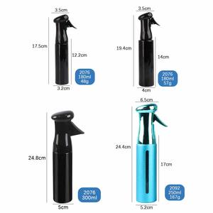 Bouteille pulvérisateur en PET électro-plaqué, haute pression, brume fine continue, outil professionnel de salon pour les salons de coiffure et l'usage domestique - Product Image 5