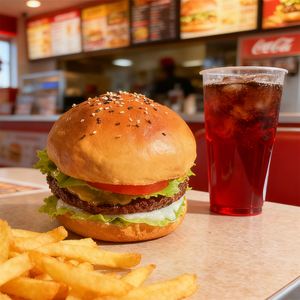 Modelo de exhibición de hamburguesa saludable de 10 cm de altura, accesorio de comida de simulación realista de pollo, verduras y mayonesa para hamburguesas, ideal para comida rápida. - Product Image 4
