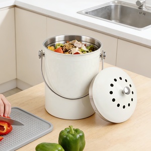 1.3Gallon Easy Cleaning Odorless Composting with Charcoal Filter and Lid - Product Image 4