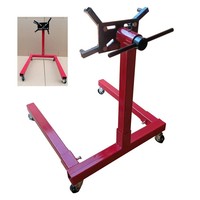 Cric de levage 1250LBS Portable Support de réparation de moteur de rotation facile et pratique Support de moteur