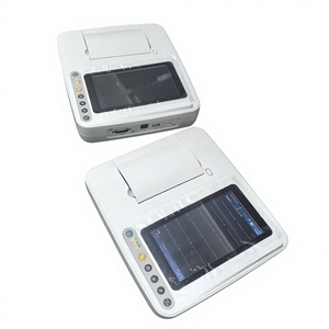 QD-E903A แบตเตอรี่ลิเธียมไอออนแบบชาร์จไฟได้ เครื่องตรวจคลื่นไฟฟ้าหัวใจ 12 ลีด ปุ่มกดหน้าจอสัมผัส การบันทึกพร้อมกัน 3 ช่องทาง เครื่องพิมพ์ความร้อน 80 มม. - Product Image 2