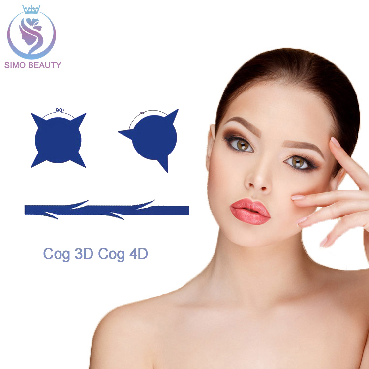 Skin care polydioxanone pdo absorbable suture 3d 4d cog thread lift