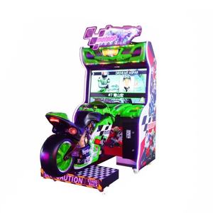 Machine de jeu d'arcade de course de <span class=keywords><strong>moto</strong></span> MotoGP à monnayeur pour parc d'attractions - Product Image 3