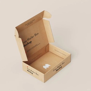 Boîtes d'expédition d'emballage en carton ondulé de luxe en gros Boîte en carton d'expédition réutilisable avec logo personnalisé en papier kraft pliable pour vêtements - Product Image 1