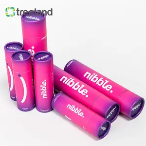 New Toothpaste Bits Tube Packaging Slim Paper Tube Packaging With Custom Print