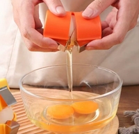 Produit Phare Pas Cher Ouvre-Œufs Manuel Simple en Plastique, Éplucheur Séparateur de Coquilles pour Ustensiles de Cuisine