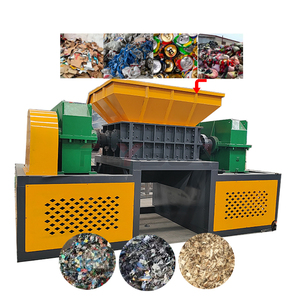 Double Shaft Municipal Waste Shredder <b>Machine</b> Organic Waste Crusher Rdf Waste Shredder <b>Machine</b> 15 Tph - Product Image 1