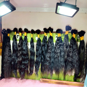 ผมดิบจากอินเดียแท้สีดำธรรมชาติถักเปียเพื่อความงาม - Product Image 3