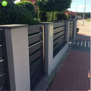 Valla de jardín decorativa, revestimiento antiregordetes para patio trasero, muros de valla exterior, sistema de seguridad y valla de riel - Product Image 6