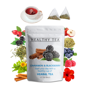 Thé aux fruits personnalisé naturel sans caféine soutien santé entière thé à la cannelle et à la mûre - Product Image 2