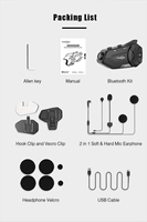 Casque de moto avec interphone, caméra HD 2K, enregistreur vidéo, interphone de groupe, casque avec interphone