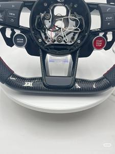 Volante de Fibra de Carbono Forjado para <span class=keywords><strong>Audi</strong></span> A1 A3 A4 A5 <span class=keywords><strong>A6</strong></span> A7 R8 RS3 RS5 C7 Q5 Q7 S3 S4 S5 TT B8 B9, Admite Cualquier Personalización - Product Image 3