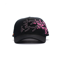 Topi Baseball Vintage 5 Panel Anti Air Bordir 3D Multiwarna Custom Grosir, Desain Unik, Dapat Disesuaikan
