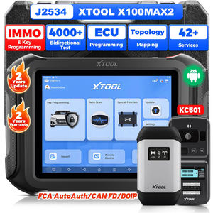 XTOOL X100 MAX2 Dernier Dispositif de Diagnostic et de Programmation de Clés de Véhicule, Kit Professionnel de Reprogrammation et de Diagnostic Automobile - Product Image 1