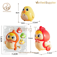 Jouets pour enfants, vente en gros, nouveau style, jouets à manivelle, balançoires et rotations, poulet à chaîne, jouets d'apprentissage pour ramper, dessin animé