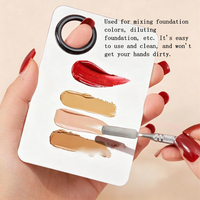 Ensemble de pinceaux de maquillage professionnels portables de haute qualité YRX, poils synthétiques, palette de fond de teint crème mate, houppette à poudre
