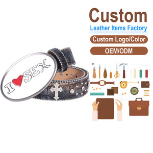 Cinturón con Hebilla de Placa de Corazón – Cinturón de Cuero PU de Diseño Bohemio de Nicho para Moda Urbana Tallas Grandes, Directo de Fábrica OEM ODM - Product Image 1