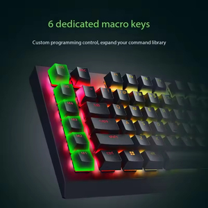 Razer BlackWidow V4 X Mechanical Gaming Keyboard Chroma RGB 6 Macro Keys Multi-Function Roller 8000Hz Polling Rate - Product Image 4