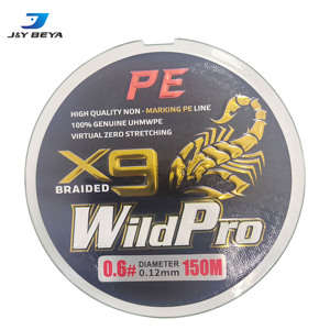 150 <span class=keywords><strong>m</strong></span> PE 9 fili Luya line intrecciato anti-morso lenza strong pull fishing line - Product Image 2
