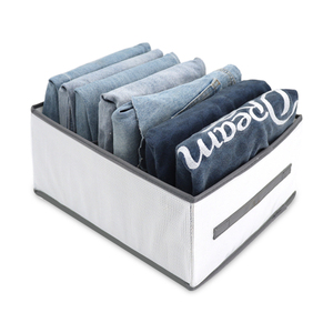 Sac de rangement de placard de jeans amélioré grande capacité avec poignée organisateur de rangement - Product Image 2