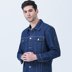 Streetwear Patchwork dames Jeans coton marque Jeans hommes coupe régulière <span class=keywords><strong>veste</strong></span> <span class=keywords><strong>Jean</strong></span> pantalon femme hommes ensembles - Product Image 3
