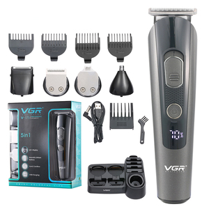 Kit de Aseo Masculino VGR V-175 5 en 1, Afeitadora Eléctrica Profesional, Recortadora de Barba y Nariz, Cortadora de Pelo - Product Image 1