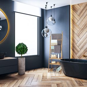 <strong>Bamboo</strong> <strong>Towel</strong> Rack Folding <strong>Bamboo</strong> Ladder <strong>Towel</strong> Rack Stand with 3 Shelves 3 <strong>Rails</strong> - Product Image 3