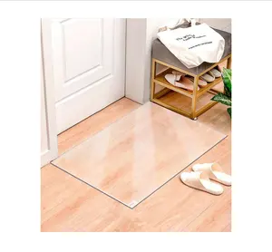 Antibacterial Sticky Entrance Door Mat Quick-Dirt Cleaning Home Carpet with Pet Dust Removal No Smell Reusable for Home Use