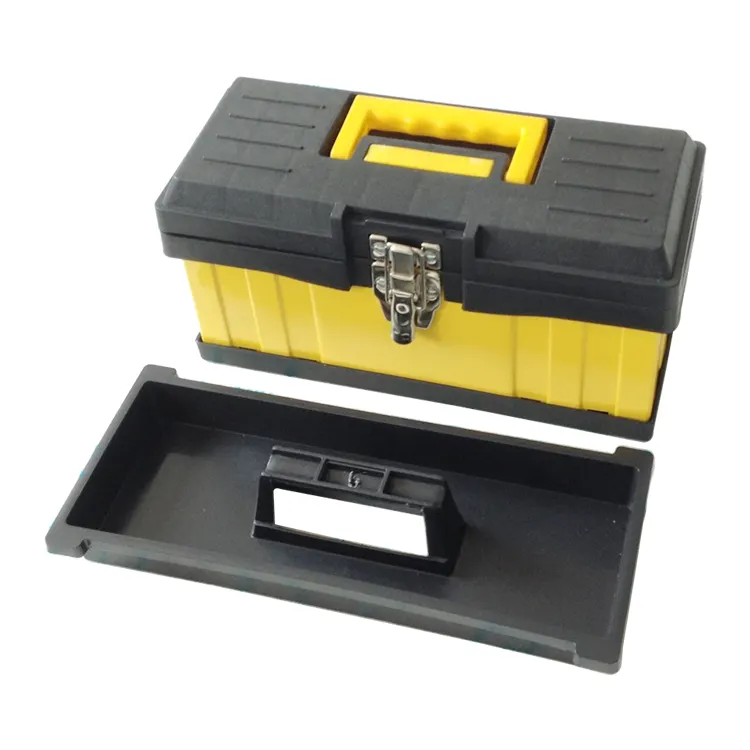 Caixa de ferramentas portátil para carros, recipientes de armazenamento de caixa de ferramentas elétricas de alta qualidade de 13 polegadas