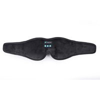 Casque d'écoute Bluetooth sans fil Bandeau en mousse à mémoire de forme 3D Masque pour les yeux pour dormir Relax