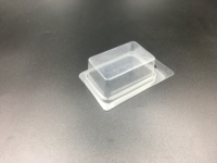 Coque transparente en plastique PVC de 1 oz pour herbes aromatiques avec crochet, format blister de 1 gramme, qualité alimentaire