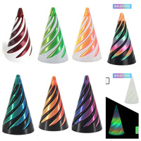 Jouet anti-stress en forme de cône spiralé imprimé en 3D, Pyramide anti-stress impossible, best-seller 2026, Décoration de bureau esthétique, Personnalisable
