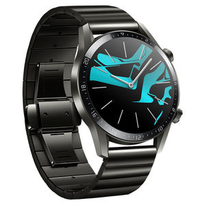 Trendybay Bracelet de montre de remplacement en acier inoxydable Bracelet Boucle papillon Conception en bambou pour <span class=keywords><strong>Huawei</strong></span> <span class=keywords><strong>GT2</strong></span> 46MM <span class=keywords><strong>Smartwatch</strong></span> Bands - Product Image 1