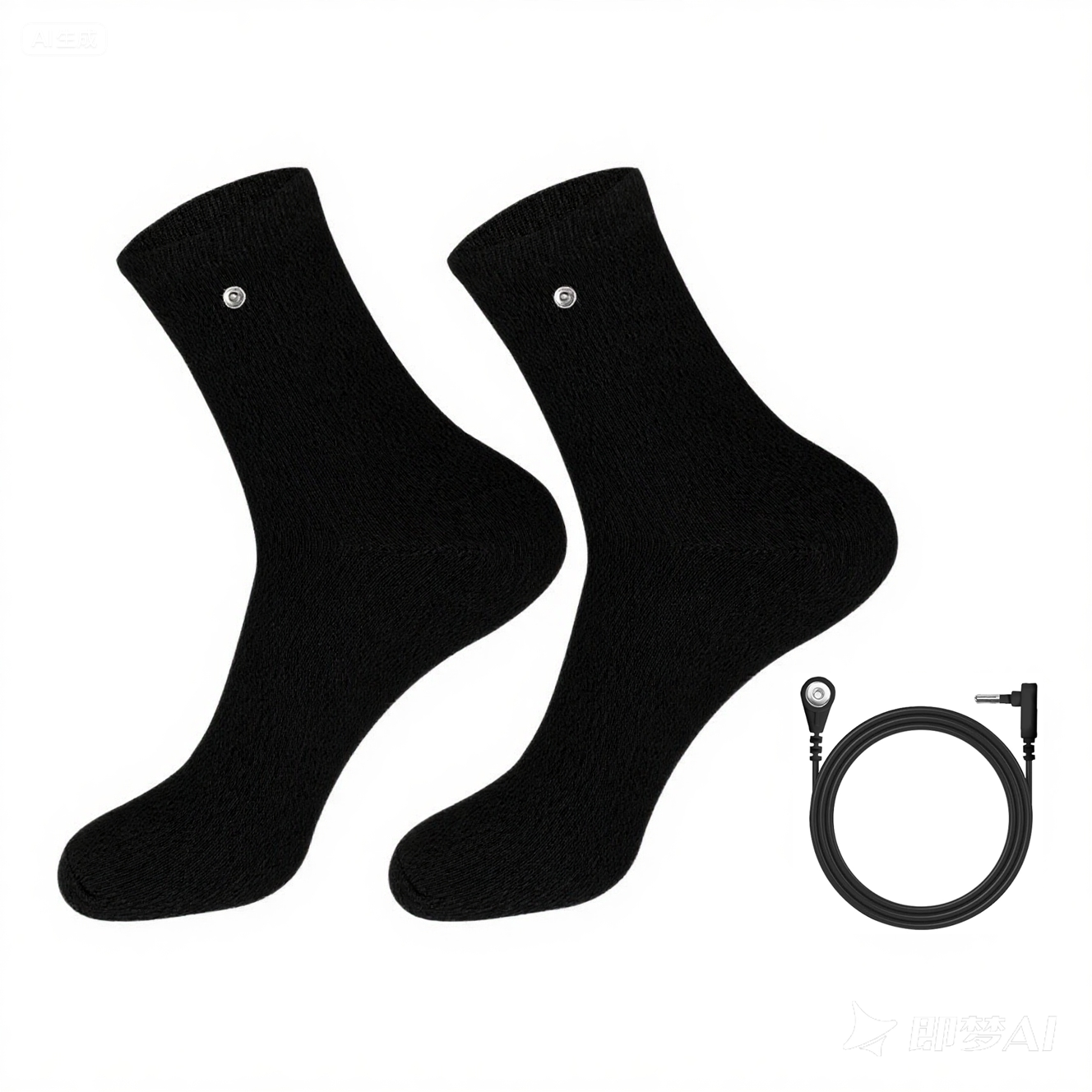 Chaussette noire + cordon de mise à la terre noir * 1