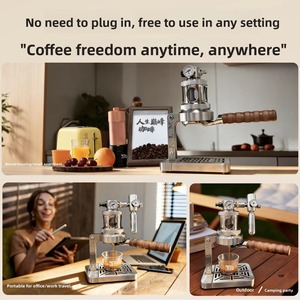 Macchina da Caffè Pneumatica Portatile ALMKOPi per Uso Domestico, Manuale, a Pressione Variabile, per Caffè Concentrato Italiano, Piccola, Senza Preriscaldamento, per Esterni - Product Image 4