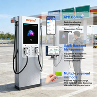 Stations de recharge rapides pour véhicules électriques DC à faible coût, 160 kW, divisées, GB/T CCS2 CHAdeMO CE, chargeur de voiture électrique