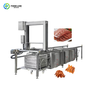 Vaporizador Industrial Continuo, Línea de Procesamiento Continuo de Carne Roja, Máquina de Cocción con Cinta Transportadora - Product Image 1