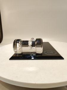 Marchio nobile giudice giudice martelletto <span class=keywords><strong>di</strong></span> cristallo regalo sportivo personalizzato personalizzato Logo inciso trofeo premio artigianale targa - Product Image 4