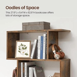 Estantería Moderna de Bambú de 5 Niveles, Ecológica, Duradera, Ahorra Espacio, Mueble para Hogar, Oficina y Sala de Estar - Product Image 5