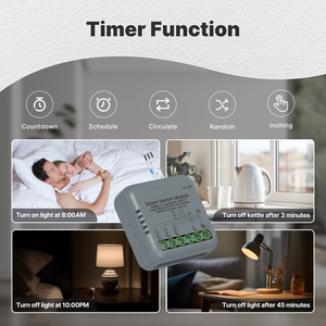Módulo de Interruptor Inteligente Zigbee LangYeao Tuya de 1/2/3/4 Canales, 5A 10A, Tamaño Mini para Control de 2 Vías, Compatible con <span class=keywords><strong>Alexa</strong></span> y Google Home - Product Image 4