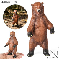 Modèles d'animaux de simulation solides yxs pour enfants, y compris de grands ours bruns, pythons noirs, chameaux, bovins sauvages, Chine