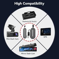 Kit de cableado de Puerto USB C REDTIGER con 10 pies 12V-24V 5V Cable de alimentación Protección de bajo voltaje Dash Cam OBD para vehículos