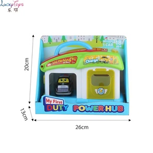 <strong>My</strong> <strong>First</strong> Duty Squad Portable City Track Set with Freewheel Cars Easy Push and Go Toy for Toddlers <strong>on</strong> the Go Travel Play - Product Image 5