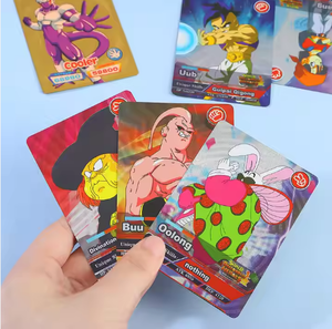 Dragoned Z Balls Son Goku Vegeta <span class=keywords><strong>Rare</strong></span> Trading Collection Anime Flash <span class=keywords><strong>Card</strong></span> Paquet cadeau à collectionner Dragoned <span class=keywords><strong>Ball</strong></span> <span class=keywords><strong>Super</strong></span> Cards - Product Image 6