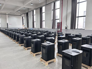 Poêle à <span class=keywords><strong>granulés</strong></span> de bois moderne de petite taille pour chauffage intérieur, 4 kW, avec télécommande Wifi, fourni directement par l'usine chinoise - Product Image 5