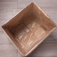 Sac en plastique jetable à fond carré N010A en film haute pression pour emballage d'écouteurs d'ordinateur, sac intérieur transparent anti-poussière