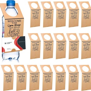 Onroerend Goed Open Huis Borden Waterfles Hangen Promotieartikelen Tags Voor Open Huis Makelaar Klantengeschenken - Product Image 6