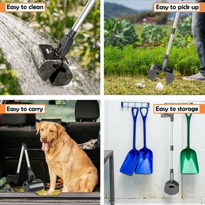 Recogedor de basura para mascotas personalizado patio al aire libre portátil 32 pulgadas mango largo <span class=keywords><strong>Metal</strong></span> plegable perro <span class=keywords><strong>Pooper</strong></span> <span class=keywords><strong>Scooper</strong></span> con bolsa - Product Image 6